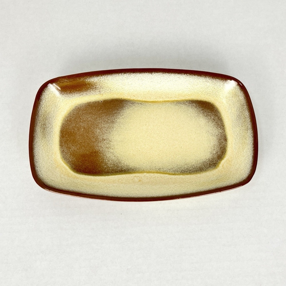 Frankoma Pottery Tray 5PS Platter Vtg MCM Ceramic Serving Dish Decor Made In USA